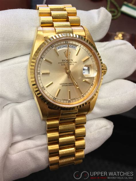 new gold presidential rolex price